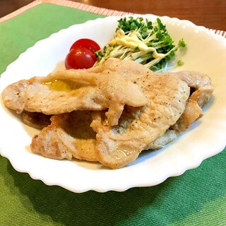 ガッツリ豚ロースにんにく焼き